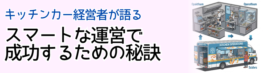 キッチンカー経営者が語る、スマートな運営で成功するための秘訣